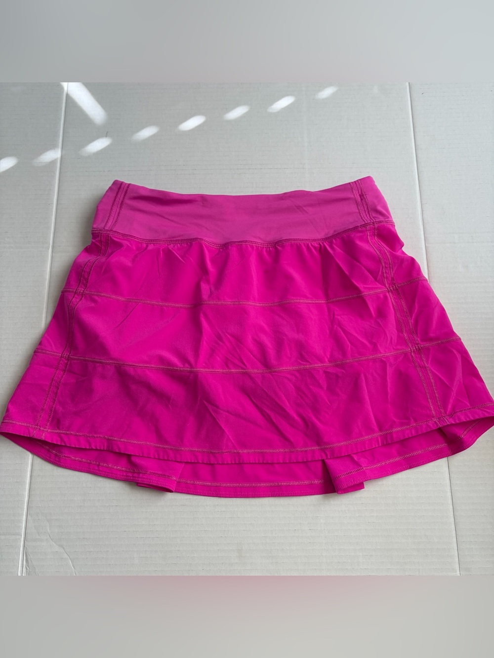 Lululemon Pace Rival Skirt Pink Mid Rise 4 TALL Athletic Tennis Running Casual